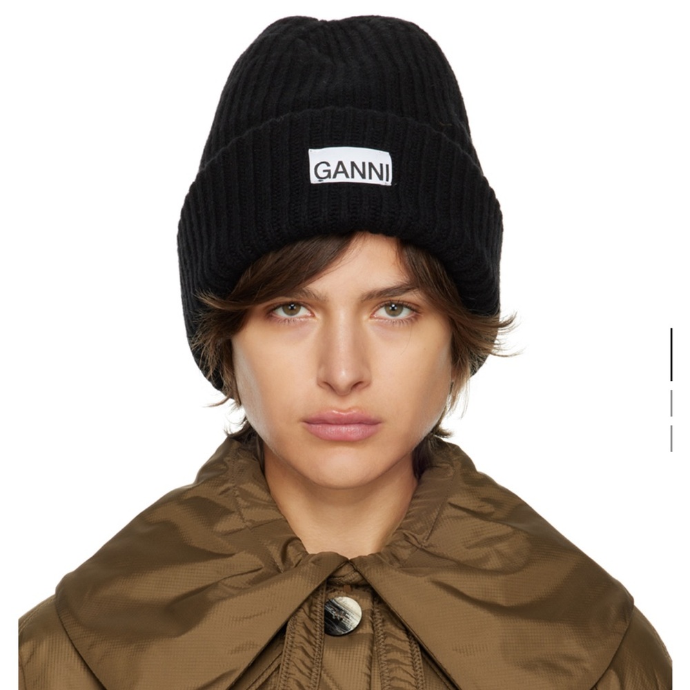 GANNI | Ribbed Beanie